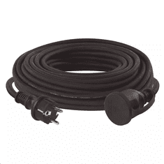 Emos P01820 hosszabbító gumikábellel IP44 3x1.5mm 20m fekete