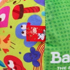 WOOPIE Puha érzékelő labda Mrs. Tag címkékkel a kisgyermek számára + hang