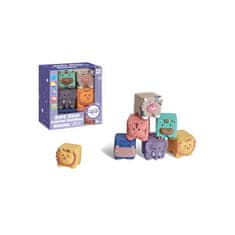 WOOPIE érzékszervi állatos puzzle + hang 6 el.