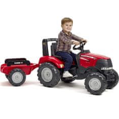 Falk pedálos traktor tok Piros Nagy pótkocsival 3 éves kortól