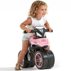 Falk Rider Racing rózsaszín széles kerekek 2 éves kortól
