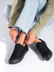 Amiatex Női tornacipő 101602 + Nőin zokni Gatta Calzino Strech, fekete, 38