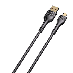 LDNIO LS652 USB-A - microUSB kábel 30W 2m sötétszürke (5905316144286) (5905316144286)