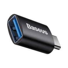 BASEUS Ingenuity USB-C – USB-A OTG adapter fekete (ZJJQ000001) (ZJJQ000001)