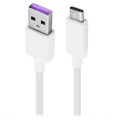 Huawei USB töltő- és adatkábel, USB Type-C, 100 cm, Huawei, fehér, gyári