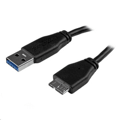 Startech StarTech.com USB -> Micro USB kábel fekete (USB3AUB1MS) (USB3AUB1MS)