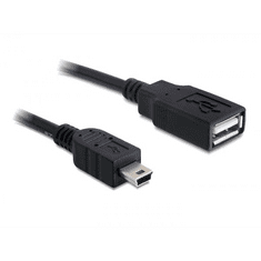 DELOCK DL82905 USB 2.0-A anya -> mini USB apa kábel 0.5m (DL82905)