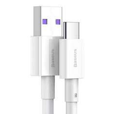 BASEUS Superior USB-A -> USB-C kábel 2m fehér (CATYS-A02) (CATYS-A02)