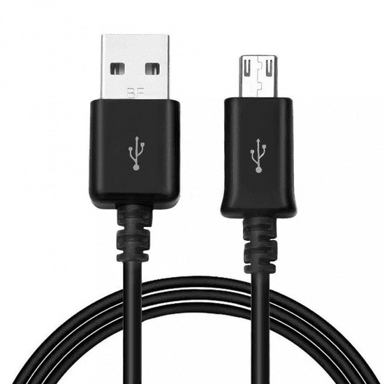SAMSUNG Adatkábel, Micro USB, 150 cm, Samsung, fekete, gyári (G46395)