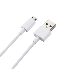 Xiaomi USB töltő- és adatkábel, microUSB, 80 cm, Xiaomi, fehér, gyári (73734)