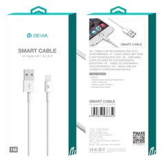 Devia USB To Lightning Kábel Fehér (1M) (118800)