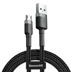 BASEUS Cafule USB-A - Micro-USB kábel 0.5m szürke-fekete (CAMKLF-AG1) (CAMKLF-AG1)