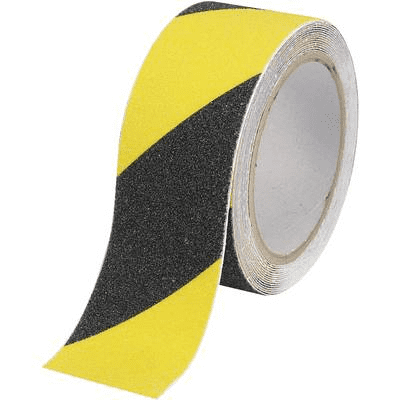 Toolcraft Csúszásgátló szalag, fekete, sárga, (H x Sz) 5 m x 25 mm, tartalom: 1 tekercs, Conrad Components Sugo (1564011)