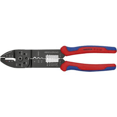 Knipex 97 32 240 Krimpelőfogó Szigetelt kábelsaruk, Szigetelt dugós csatlakozó 1.5 ... 6 mm2 (97 32 240)