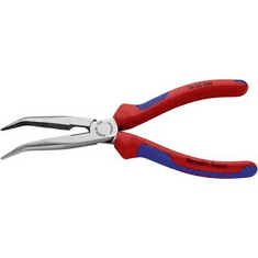 Knipex Fél-kerek csőrű fogó vágóéllel (gólyacsőr fogó), 200 mm, 197 g, 26 22 200 (26 22 200)