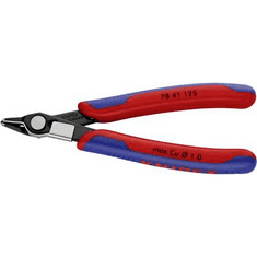 Knipex Electronic Super Knips, barnított, keskeny fej, lágy huzal max.: O 1 mm, 78 41 125 (78 41 125)