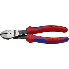 Knipex Erőkímélő oldalcsípőfogó, közepes/kemény/zongora huzal max.: O 3,8/2,7/2,2 mm, 74 12 180 (74 12 180)