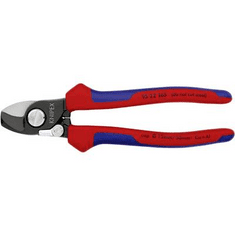 Knipex Kábelolló 165 mm, barnított, vágóérték: O 15 mm, 95 22 165 (95 22 165)