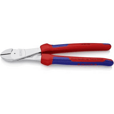 Knipex Erőkímélő oldalcsípőfogó, közepes/kemény/zongora huzal max.: O 4,6/3,5/3 mm, 74 05 250 (74 05 250)