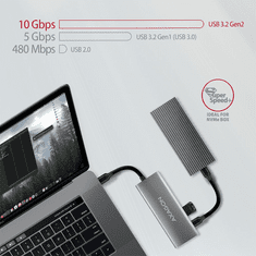 AXAGON HMC-5G2 SuperSpeed USB-C 10 Gbps SpeedSter 5H (HMC-5G2)