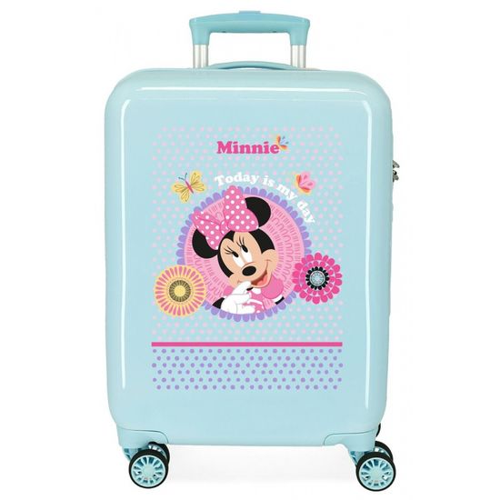 Jada Toys ABS utazótáska MINNIE MOUSE Today Is My Day, 55x38x20cm, 34L, 4991721 (kicsi)