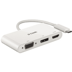 D-LINK HUB 3Port DUB-V310 DisplayPort HDMI VGA 4K passiv White (DUB-V310)