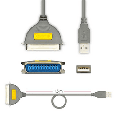 AXAGON Axagon USB 2.0 - párhuzamos centronics 36pin nyomtató kábel (ADP-1P36)