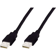 Digitus USB kábel 1x USB 2.0 dugó A - 1x USB 2.0 dugó A 5 m Fekete (AK-300101-050-S)