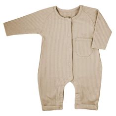 KOALA Bello bézs színű bébi overall - 62 (3-6m)