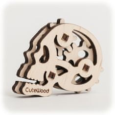 CuteWood fa 3D puzzle koponya koponya