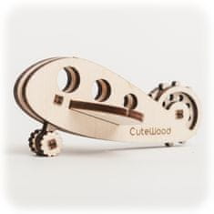 CuteWood fából készült 3D puzzle repülőgép