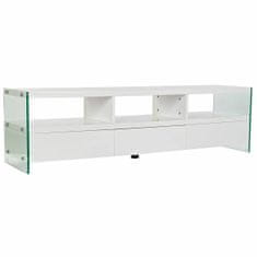 NEW DKD Home Decor Fehér Kristal MDF TV szekrény (160 x 45 x 40 cm)