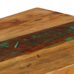 Vidaxl tömör újrahasznosított fa tálalóasztal 120 x 35 x 76 cm 247323
