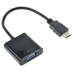 X TECH HDMI VGA átalakító kábel, HDMI VGA adapter