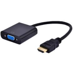 X TECH HDMI VGA átalakító kábel, HDMI VGA adapter