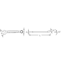 STAHLWILLE Racsnis csavarkulcs 10 mm 13 10 40081010 (40081010)