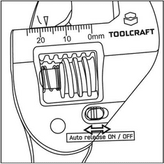 Toolcraft 1550664 Állítható villáskulcs 1 db 26 mm (1550664)