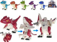 Dinoszaurusz/robot 8 cm fém fegyverrel - változat vagy színvariánsok keveréke