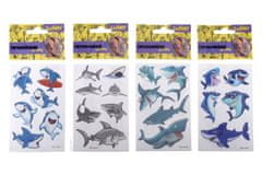 Tetováló matricák - cápák 17,5x8,5 cm