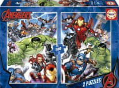 EDUCA Puzzle Avengers 2x100 darab