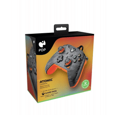 PDP Atomic Xbox Series X vezetékes kontroller fekete-narancs (049-012-CMGO) (049-012-CMGO)