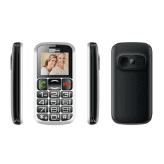 Maxcom MM462BBCZA mobiltelefon időseknek extra nagy gombokkal fekete-ezüst