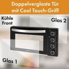 Clatronic KK 3786 mini-konyha,mini sütő 28L,2xsütő