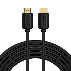 BASEUS Adatkábel, HDMI - HDMI, v2.0, 500 cm, 4K, 3D, 30 Hz, High Definition, CAKGQ-D01, fekete (RS122069)