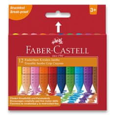 Faber-Castell Colour Grip Jumbo viaszkréták 12 színben