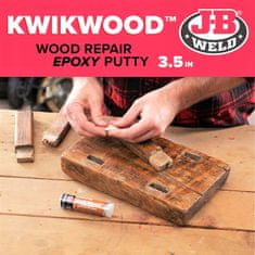 J-B Weld KwikWood Vízálló fajavító gitt beltéri/kültéri használatra Epoxy 28g