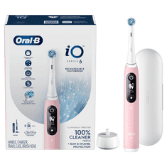 BRAUN Oral-B iO 80351526 elektomos fogkefe Felnőtt Rezgő fogkefe Fekete, Kék (IO6pink)