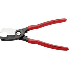 Knipex Kábelvágó olló Alkalmas (csupaszoló technika) Alumínium- és rézkábel, egy- és többerű 20 mm 70 mm2 2 95 11 200 (95 11 200)