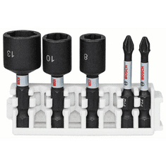 BOSCH 2608522350 Impact Control 5 részes csavarbit- és dugókulcskészlet (bosch2608522350)