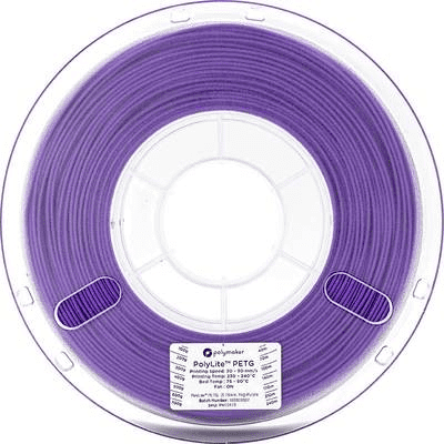 Polymaker 70174 3D nyomtatószál PolyLite PETG 2.85 mm Viola 1 kg (70174)